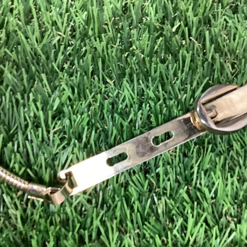 Vintage Gold Thing Belt w/ Hook Buckle S 27